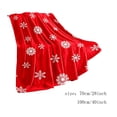 thumbnail image 3 of WWC Christmas Throw Blanket, 28x40 inch Soft Flannel Snowflake Christmas Plush Throw, Cozy Christmas Decor Blanket for Couch and Bedroom, 3 of 6