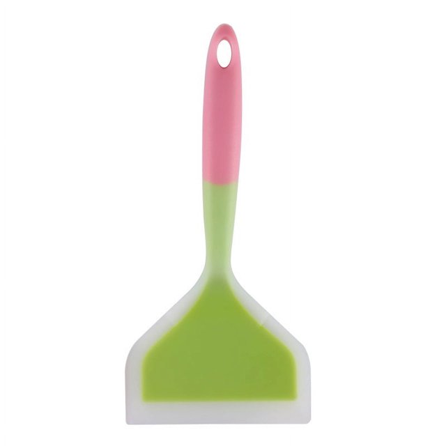 Pala de silicona para ollas de jade, de boca ancha, para freír huevos gruesos, antiadherente, para el hogar, para panqueques