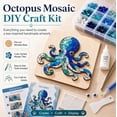 thumbnail image 6 of Octopus Mosaic Kit, Beginner Friendly DIY Glass Craft Set, Marine Animal Mosaic Tile Art, Handcrafted Home Decoration and Gift Ideas, 6 of 7