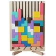 thumbnail image 1 of Educational 3D building block puzzle toys for kindergarten children, wooden puzzle games for teenagers to develop motor skills, 1 of 5