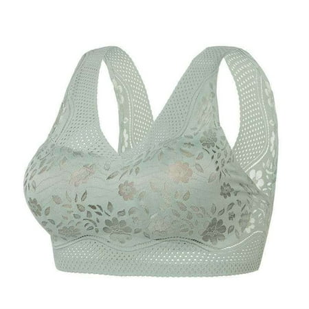 

Women Floral Bra with Bralette Padded for Home Leisure XL Orange