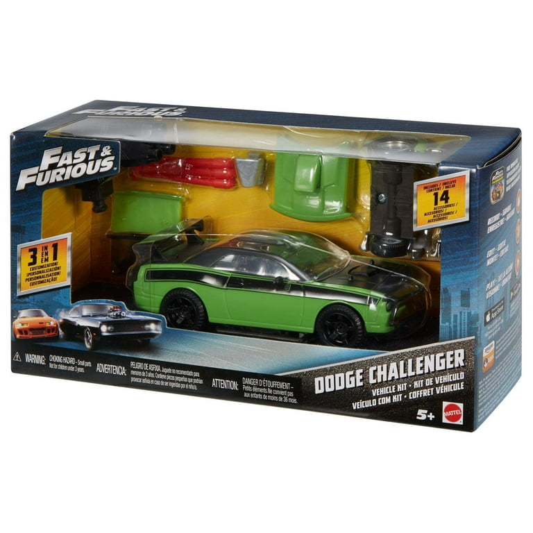 Fast & Furious Customizers Dodge Challenger + Vehicle Kit 