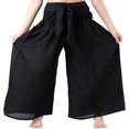 thumbnail image 1 of Pantalons de Plage Boho pour Femmes Taille Haute Décontractée Ample Évasée Jambe Large Droite Imprimée Pantalons de Plage, 1 of 7