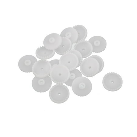 - 20PCS 28 Teeth 2mm Hole Diameter Plastic Gear Wheel for RC Toy Car