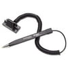 2PK MMF Wedgy Secure Antimicrobial Ballpoint Counter Pen w/Scabbard, 0.5mm, Black Ink/Barrel (25828604)