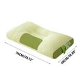 thumbnail image 3 of Cervical Neck Pillow, Ergonomic Neck Support Pillow Support for Neck, Shoulder & Back Pain Relief, Soft & Non Collapsing Core Protects, Cotton Neck Pillow for Living Room Bedroom, 3 of 9