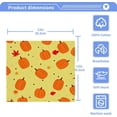 thumbnail image 4 of Thanksgiving Maple Leaves and Pumpkins Washcloth 12x12in Set, 6 Pack Absorbent Cotton Towel Square Kitchen Dishes Towels, Soft Cleaning Face Hand Towel Fast Drying Wash cloth, 4 of 7