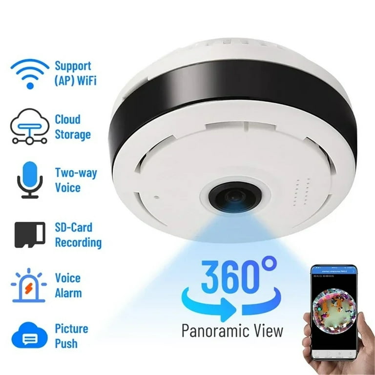 V380 Pro Wifi Panorama Camera 1080P Security Camera 360 Degree