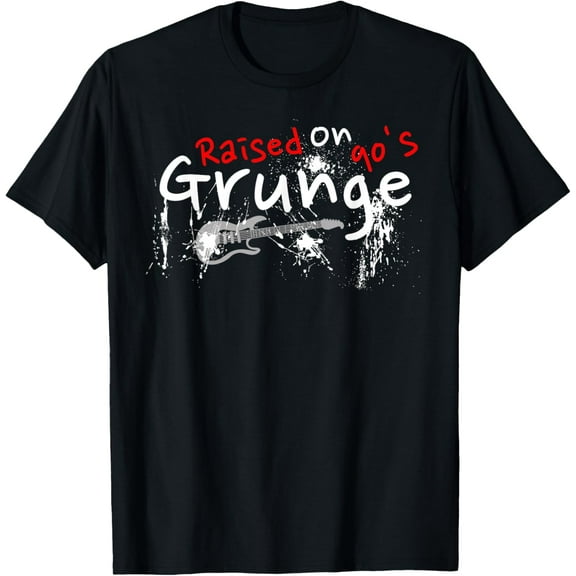 Raised On 90's Grunge Rock Music Lover T-Shirt