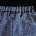 thumbnail image 5 of UngA Toddler Girl Summer Clothes Ruffle Tank Top and Loose Wide Leg Pants Kids Girls 2 Piece Outfits Set 6-7 Years,Navy, 5 of 6