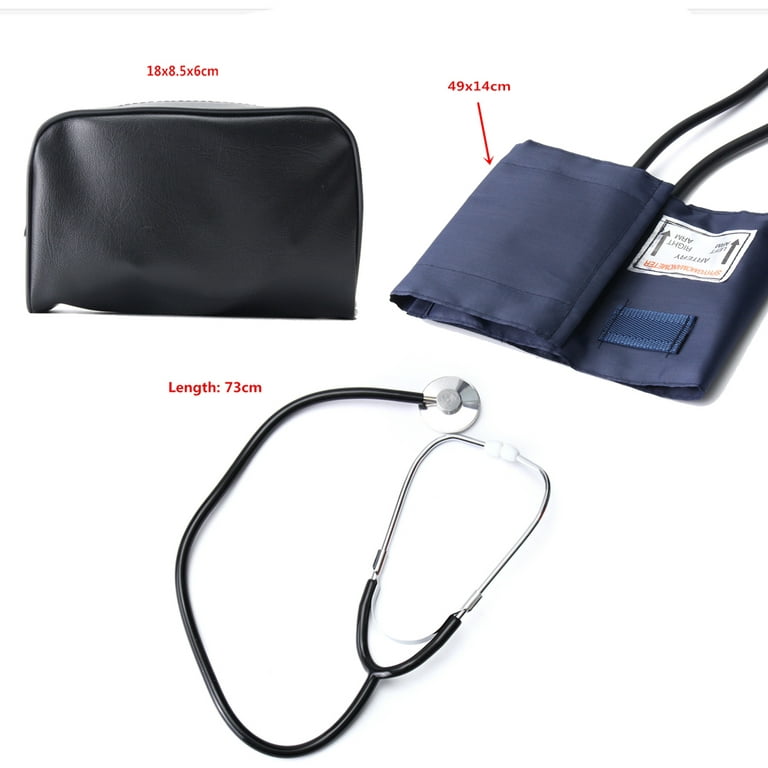 Doctors Bag With Stethoscope And Blood Pressure Monitor Stock