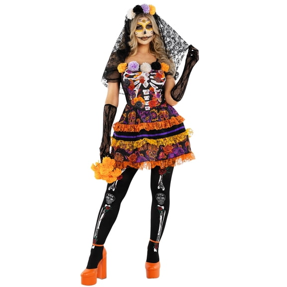 Morph Dotd Mini Dress Costume Women Halloween Costume For Women Orange XX-Large