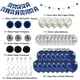 thumbnail image 3 of Kit de globos para cumpleaños, azul oscuro, 47 unidades, lámina de látex, fiesta, 3 of 3