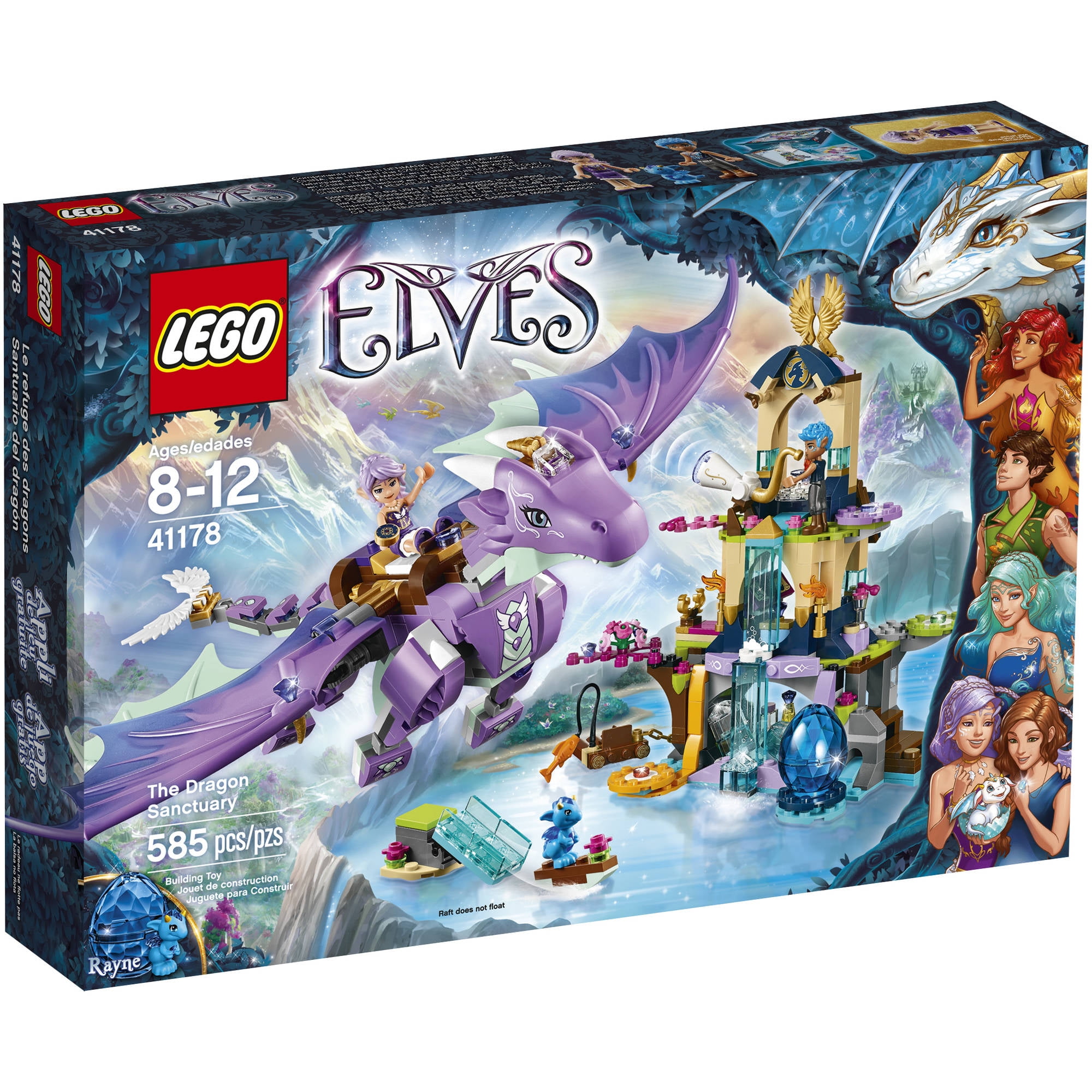 lego elves fire dragon walmart