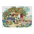 thumbnail image 3 of Abbracc Cross Stitch Embroidery in Polyester Diamond drawing Picture Painting Wall, 3 of 9
