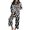 Black, variant on Women's 2 Piece Lounge Pajama Sets Women Halloween Pajama Sets Long Sleeve Sleepwear Nightwear Cozy Comfortable Loungewear Pants For Home Relaxation Autumn Winter Black L