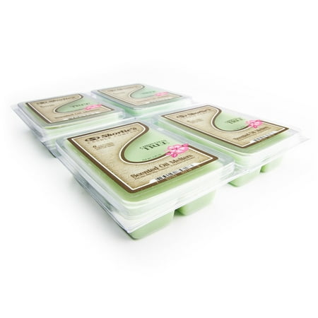 Christmas Air Fresheners Christmas Tree Wax Melts Bulk Pack - 4 Highly Scented Bars - Made With Natural Oils - Christmas & Holiday Air Freshener Cubes Collection ()