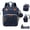 Blue, variant on WANDF Diaper Bag Backpack with Changing Station, Large Travel Mommy Bag, Waterproof Diaper Backpack for Moms Dads with USB Charging Port,Mommy Essentials Shower Gifts Gifts(Blue Bag)