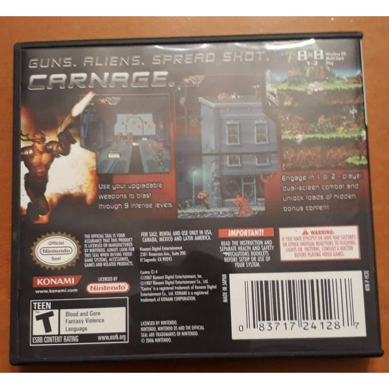 Contra 4 [Nintendo DS] - Walmart.com