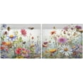 thumbnail image 3 of Coolnut 24 Inch Length Kitchen Curtains Wildflowers 2 Panels Half Window Sheer Curtains Rod Pocket Farmhouse Short Drapes for Bathroom Cafe Basement Home Decor, 3 of 7