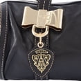 thumbnail image 6 of Pre-Owned Gucci Leather Mini Boston Bag 181485 Black Women's Hand Ribbon Hysteria GUCCI, 6 of 19