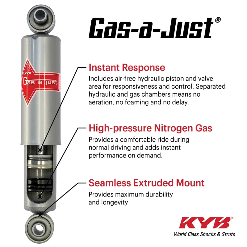 KYB Shocks & Struts Shock Absorber P/N:KG5561 Fits select: 1983-1985 TOYOTA CELICA, 1983-1988 TOYOTA CRESSIDA