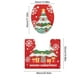 thumbnail image 3 of Tapetes de poliéster para decoración navideña, tapetes navideños para baño, juego de dos piezas, imitación cachemira, lavables, resistentes al desgaste, aptos para fiestas, decoración de baño, Hallowe, 3 of 6