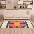 thumbnail image 2 of Yayeee Runner Rug for Bedroom 2'x6' Machine Washable Hallway Non Slip Mat, Geometric Circle, 2 of 8