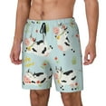 thumbnail image 2 of Fotbe Cute Cows Men’s Swim Trunks Quick Dry Swim Shorts Board Shorts with Mesh Lining-X-Large, 2 of 9
