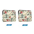 thumbnail image 7 of FORMRS 13"-13.3" Laptop Sleeve Protective Case Soft Carrying Quilted Computer Bag Cover, Small Strawberry Pattern, 7 of 7
