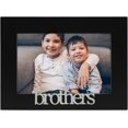 thumbnail image 1 of Malden International Designs 4316-46 Brothers Expressions Picture Frame, 4x6, Black, 1 of 2