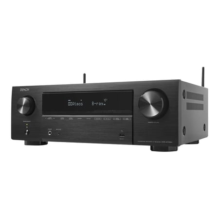 Denon AVR-X1700H 7.2ch 8K Home Theater Receiver with 3D Audio, Voice Control, and HEOS Built-In