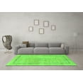 thumbnail image 3 of Ahgly Company Indoor Square Abstract Green Modern Area Rugs, 6' Square, 3 of 4