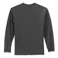 thumbnail image 6 of Mafoose Mens Long Sleeve Essential T-Shirt Charcoal 4X-Large, 6 of 6