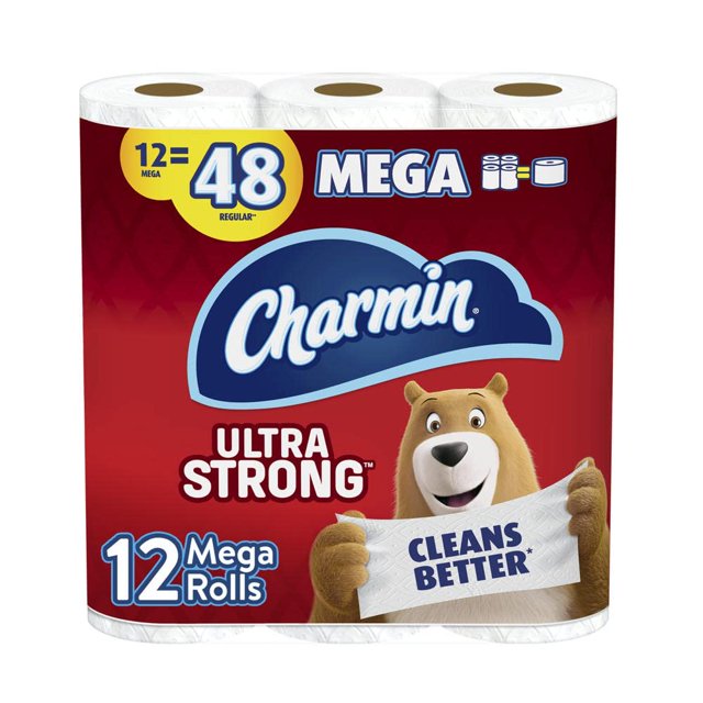 Papel Higiénico Charmin Ultra Fuerte 12 Rollos Mega