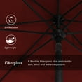 thumbnail image 3 of California Umbrella 9' Patio Umbrella in Red, 3 of 5