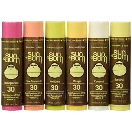 Sun Bum Lip Balm SPF 30 6 FLAVOR-SET