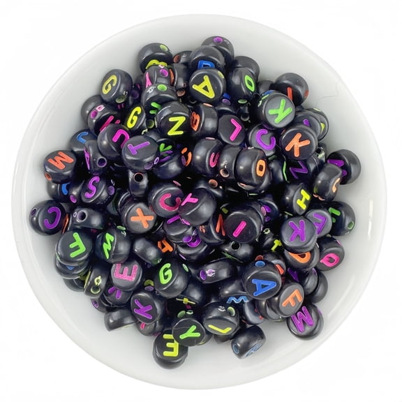 DESIGNICE 2026 New 100 Pcs Spacer Acrylic Beads Cube Alphabet Letter Bracelet Jewelry Making Diy for Jewelry Making, Crafting, Diy Projects, Bracelet Design, Beadwork