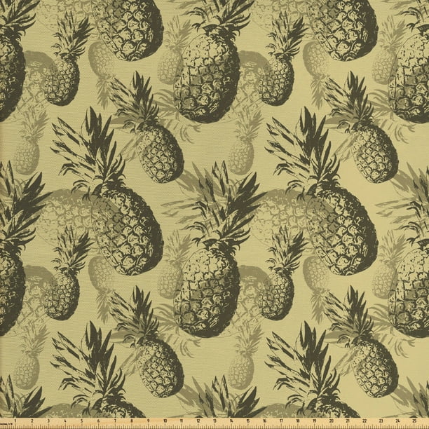 pineapple fabric by the yard