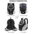 thumbnail image 5 of Popular! M Code Backpack For Dogs, Breathable, Adjustable Backpack For Dogs And Cats With Waterproof Bottom, Padded Shoulder Straps, Backpack For Travel Dogs, 5 of 5