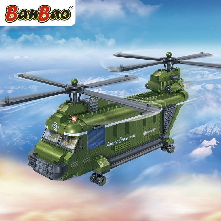 BanBao Chinook Helicopter 263-Piece Building Set - Walmart.com