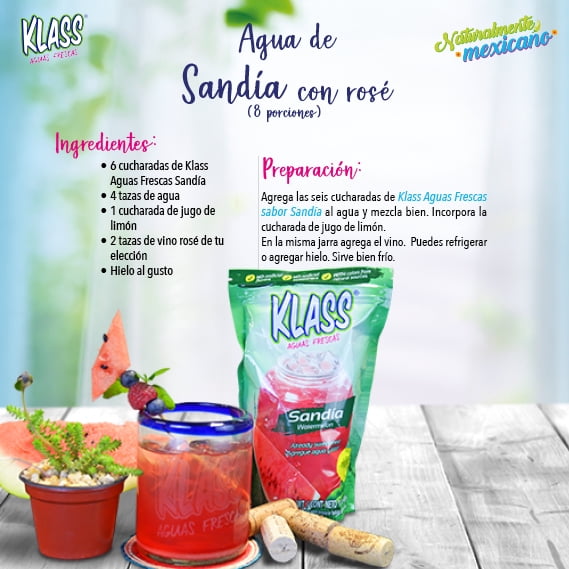 Klass Watermelon Naturally Flavored Drink Mix, 1 oz Packet