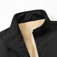 thumbnail image 6 of Letdown Plus Size Menâs Bomber Jackets Fall Winter Warm_Windbreakers Zip Up Lined Casual Heavyweight Jacket Padded Coats with Pocket, 6 of 8
