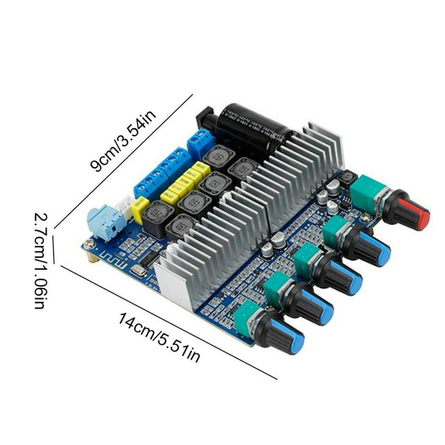 Power Amplifier Module Wireless 12-24V DIY Subwoofer Audio Board Stereo Digital Board Replacement Volume Control Auto Audio Amp Electronic Type 1