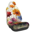 thumbnail image 1 of Wukai Colorful Wildflower Meadow Full Set Car Seat Covers with Soft Padding Universal Auto Front Seats Protector and Cushion Mat, 1 of 5