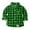 Green, variant on HAiming Toddler Boys Girls Plaid Shirts Trendy Lapel Long Sleeve Button down Tops Fall Winter Cute Casual Outfits