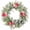 D, variant on Independence Day Pink & White Tulip Wreath for Front Door, Patriotic Spring Wreath with Greenery & Bow, 4th of July Indoor Outdoor Decor for Home Wall Porch Farmhouse Holiday Decoration, 16*16in, D