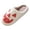 3-Watermelon Red, variant on Halloween Slippers for Womens Mens Plush Warm Non- Slippers Pumpkin Skeleton Ghost