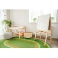 thumbnail image 3 of Joy Carpets Kid Essentials Ripples 78" x 109" Oval Indoor Area Rug in Color Retro, 3 of 4