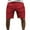 Red, variant on cfhntfmh Mens Shorts Fashion Summer Beach Shorts Elastic Waist Drawstring Casual Vacation Shorts Lightweight Shorts
